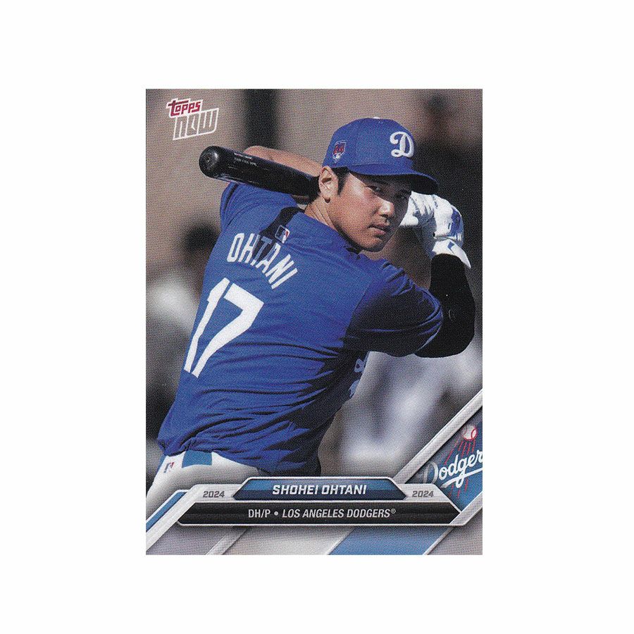 MLB 大谷翔平 ドジャース トレーディングカード 2024 Topps Now DH/P