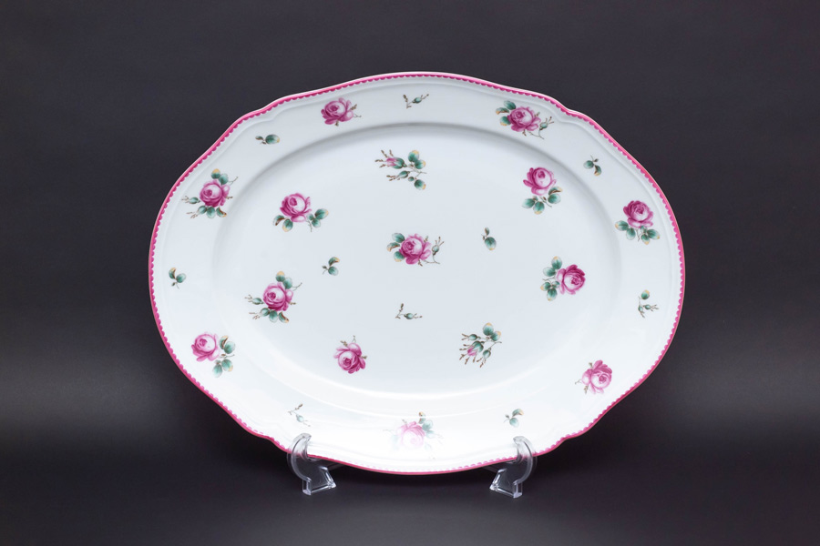 リチャード・ジノリ アンティックローズ 39cmオーバルプラターを
