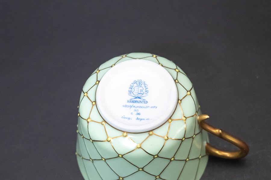 ヘレンド フンボルト（グリーン） カップ＆ソーサーを買い取りました