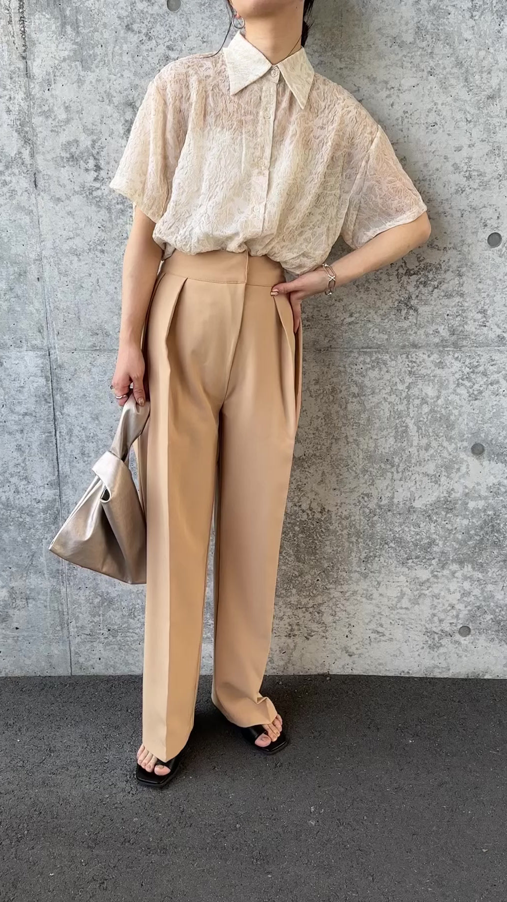 ダブルタックルーズデザインパンツ【by SON】 – SELECT MOCA