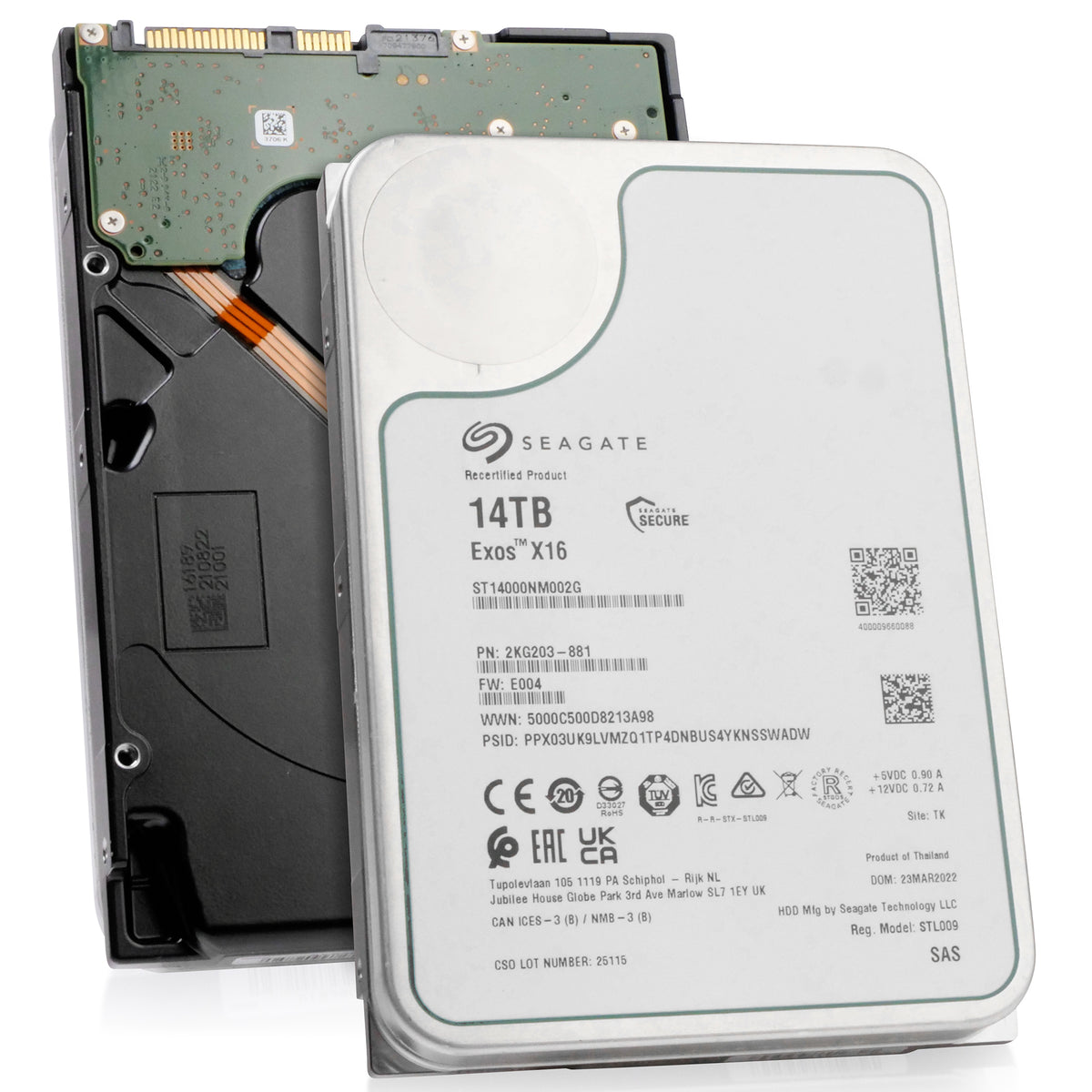 Seagate Exos X16 ST14000NM002G 14TB SAS 3.5