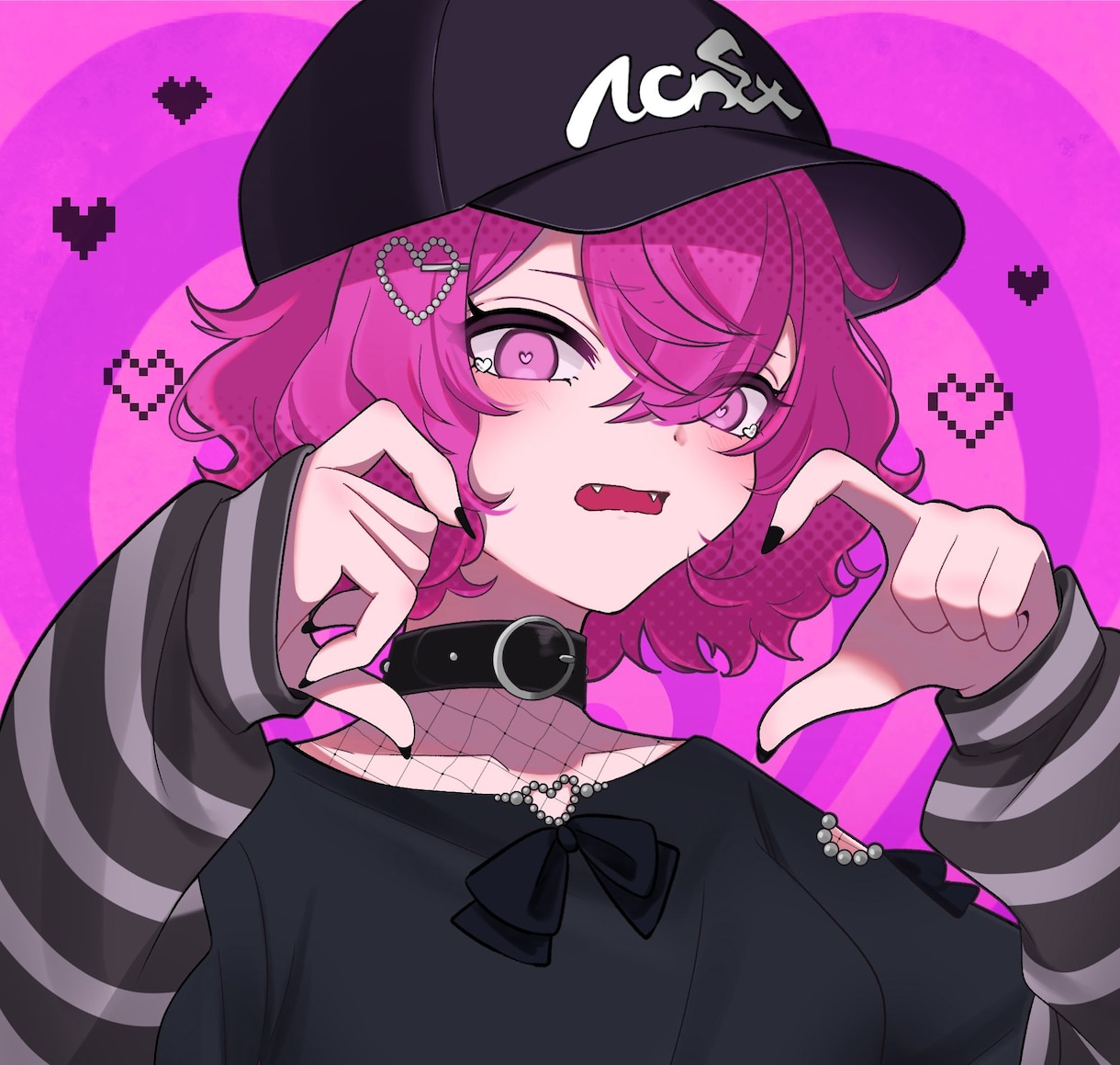 可愛いイラスト描きます SNSアイコン/夢絵/イラストオーダー/歌って