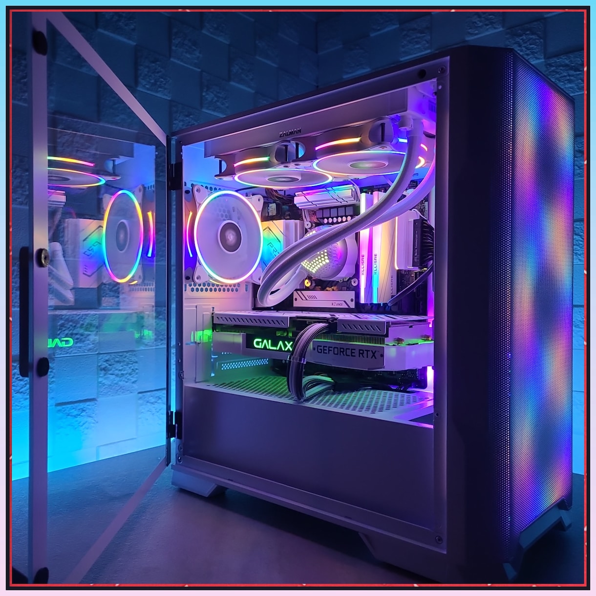 光るゲーミングPCお見積り、組立て 行います パーツの選定から組立てや