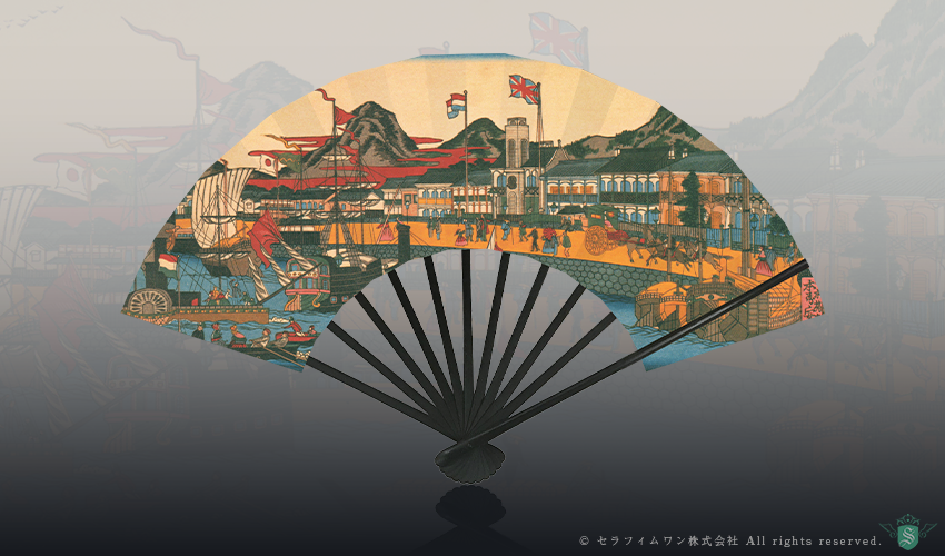 日本画 扇子 (10種) | ノベルティ制作ならセラフィムワン