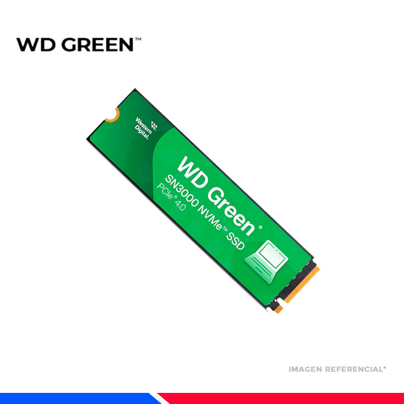 SSD WD GREEN SN3000 2TB, M.2 2280 NVME PCIe 4.0 x4