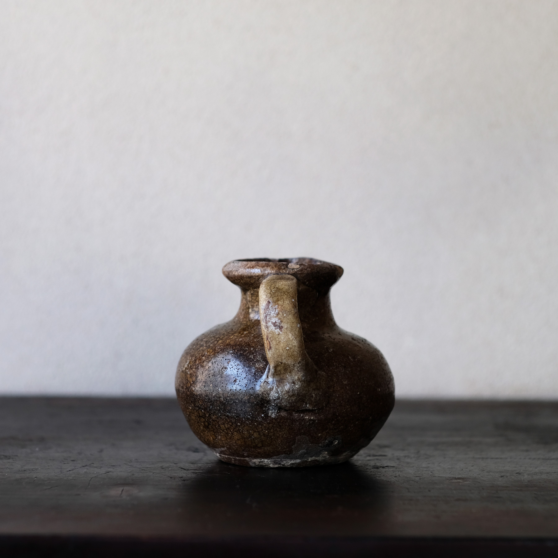 古瀬戸 手付鳶口小壺 | 骨董と詩学 Antique & Poetics | 蛇韻律