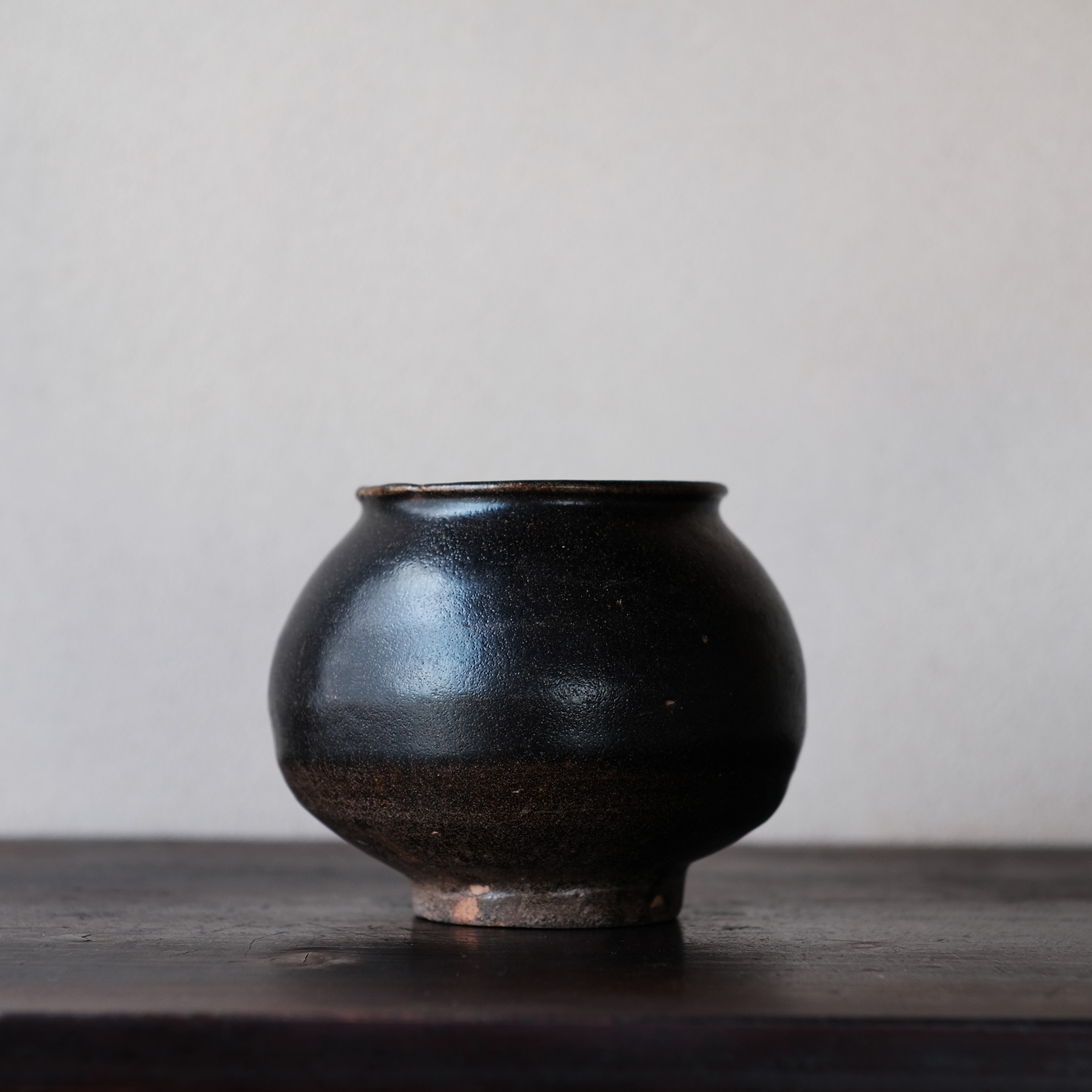 李氏朝鮮 黒高麗塩笥壺 | 骨董と詩学 Antique & Poetics | 蛇韻律