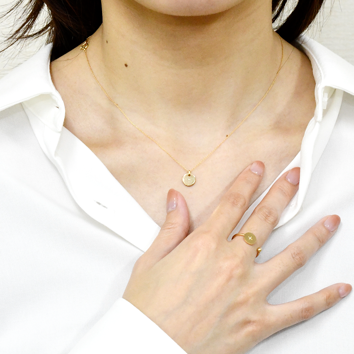 コインダイヤペンダント（K18（ゴールド）PT900（プラチナ）K18WG