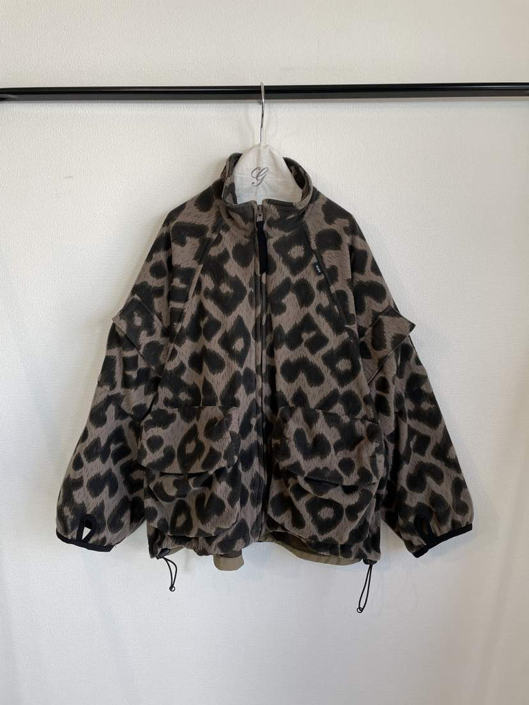 ☆SALE☆ GRIS/グリ/ Leopard Flaase Big Pocket Blouson GR24AW-JK005