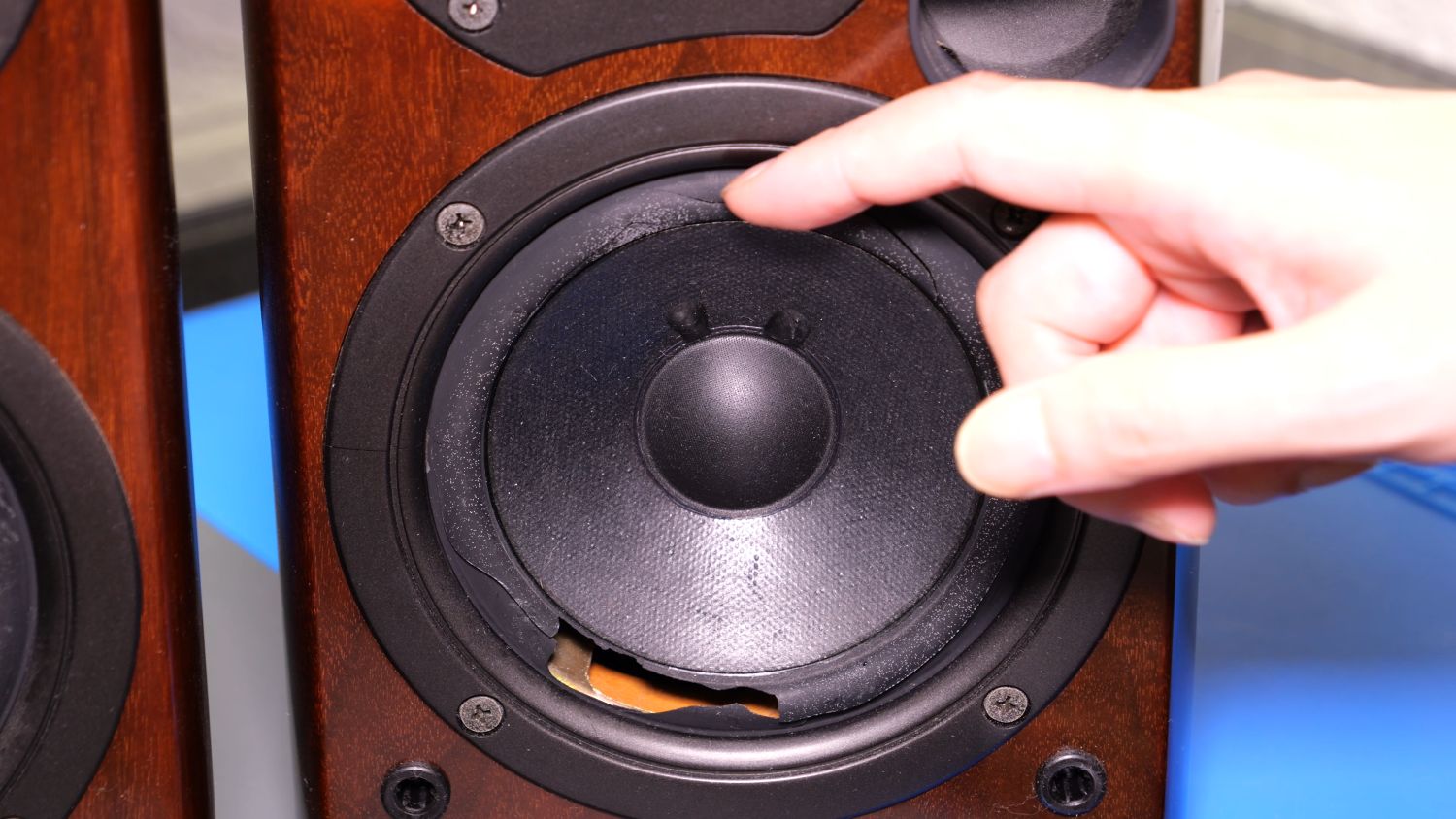 ONKYO D-102AX 修理記録｜劣化したスピーカーエッジを自力で交換して