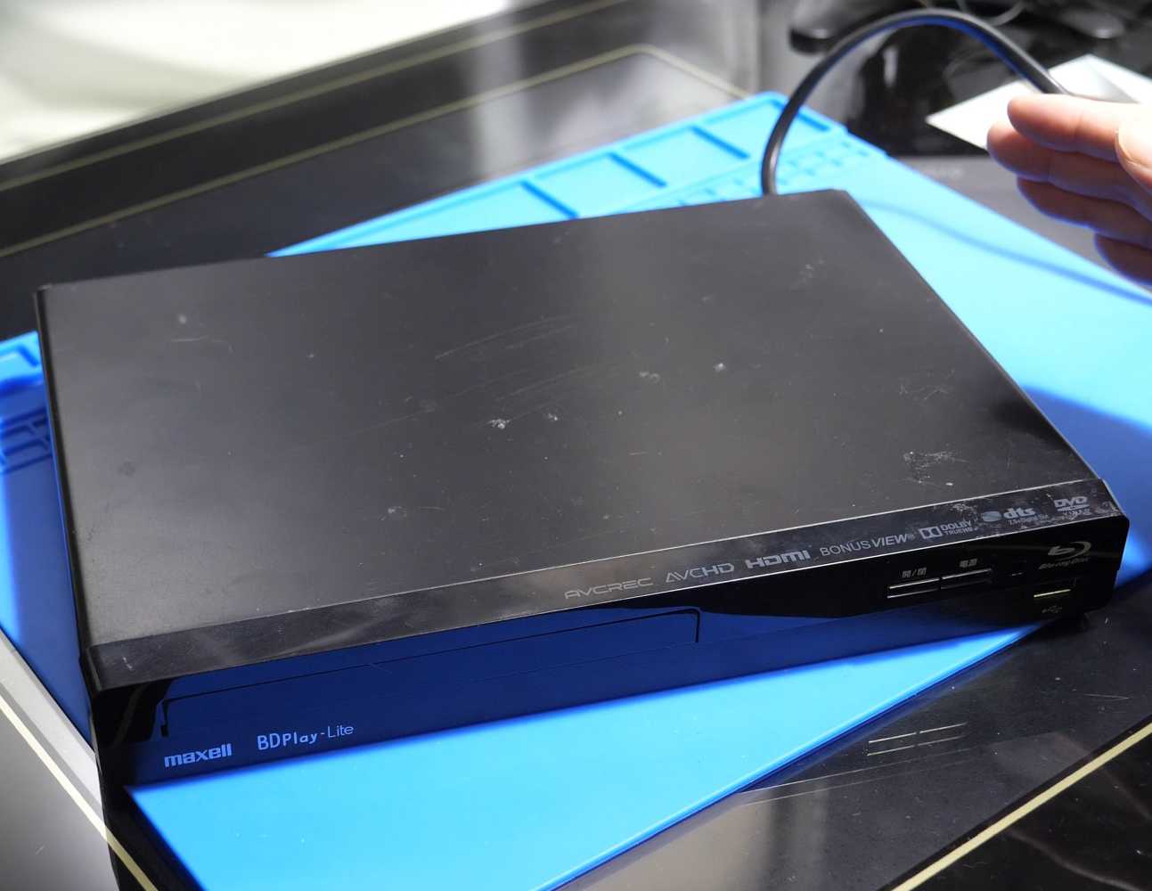 またトレイが出てこないBDプレイヤーを直す マクセル BD-PL100 | 自由