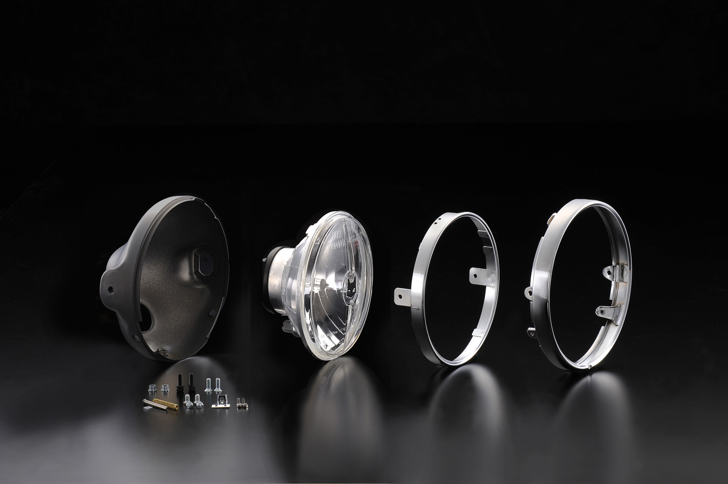 722・702スタールクスフルキット クリアーレンズ ブラックケース 汎用