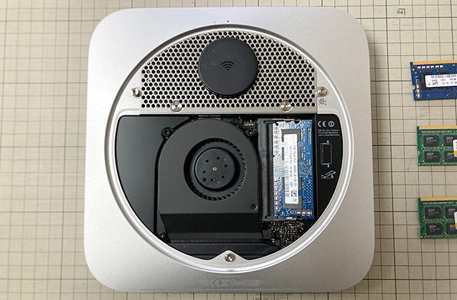 Mac mini(Mid 2011)のメモリ換装 - sevence graphic