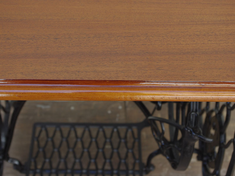 No.920 SINGER 足踏みミシンの鉄脚テーブル：アンティークミシン修理士