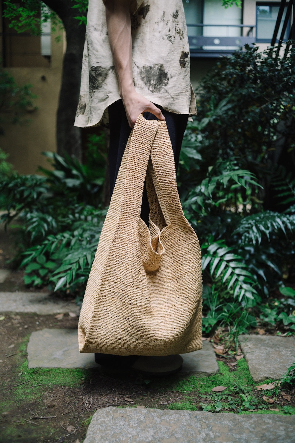 RAFFIA SHOPPING BAG – seya-voyage