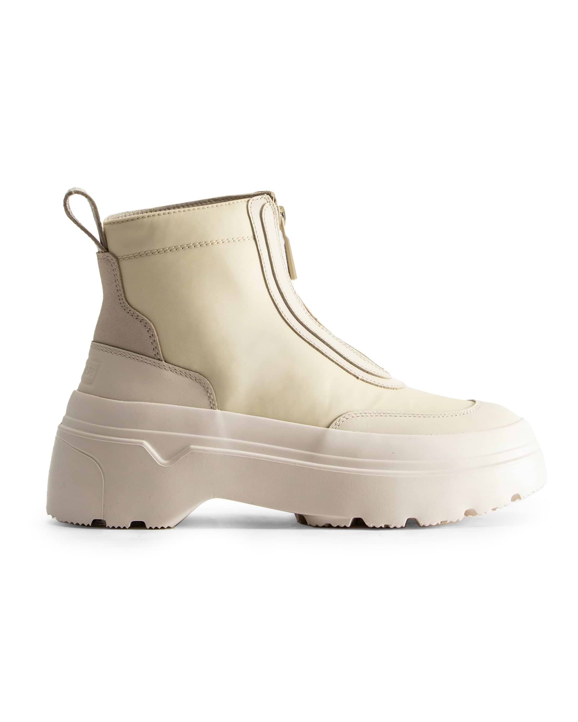 HUNTER】エクスプローラーアンクルジップフラットフォームブーツ