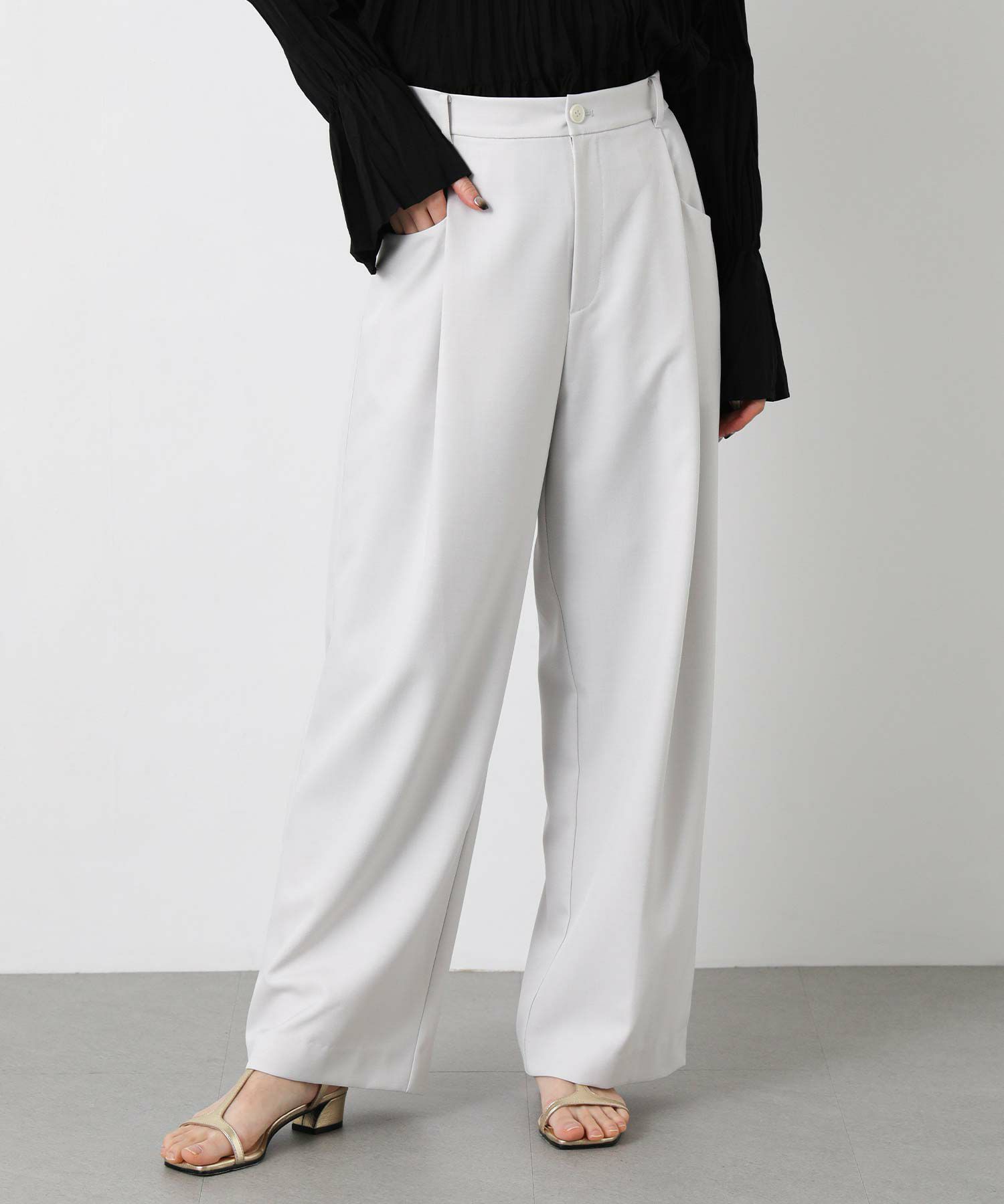 Gready Brilliantクリアトロタックワイドパンツ | SEKIMIKI Online