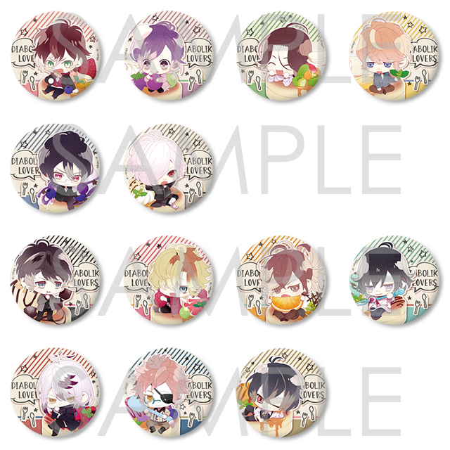 DIABOLIK LOVERS ちびっこヴァンパイアトルテ ビッグ缶バッジ | 乙女