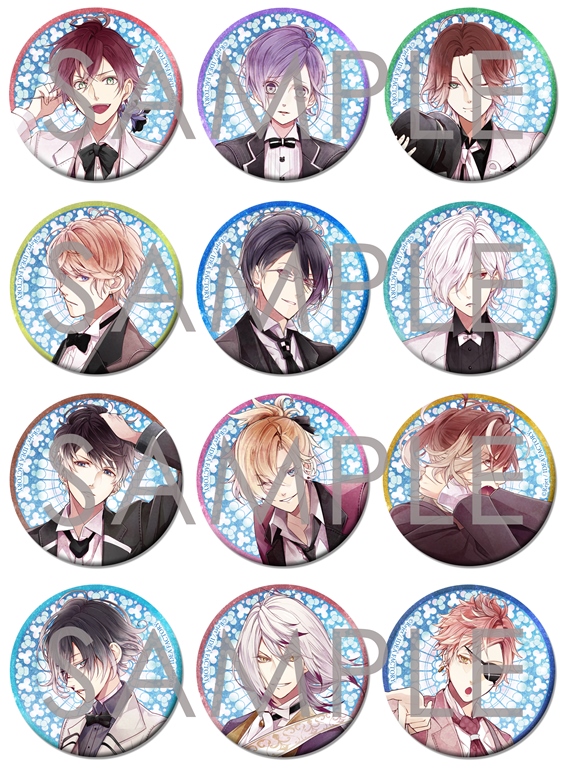 DIABOLIK LOVERS BLOODY BOUQUET ビッグ缶バッジ2015 vol.1 | 乙女向け