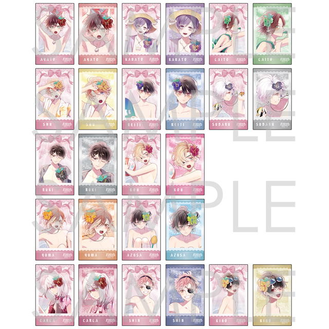 DIABOLIK LOVERS MILLENNIUM BEACH ポラ風ラメカード | 乙女向け通販