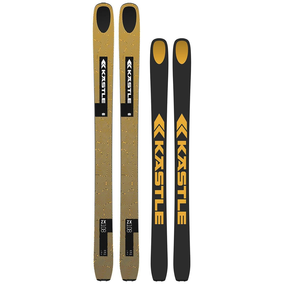 KASTLE フリーライドスキー 2026 ZX 115 スキー板 単品 (板のみ