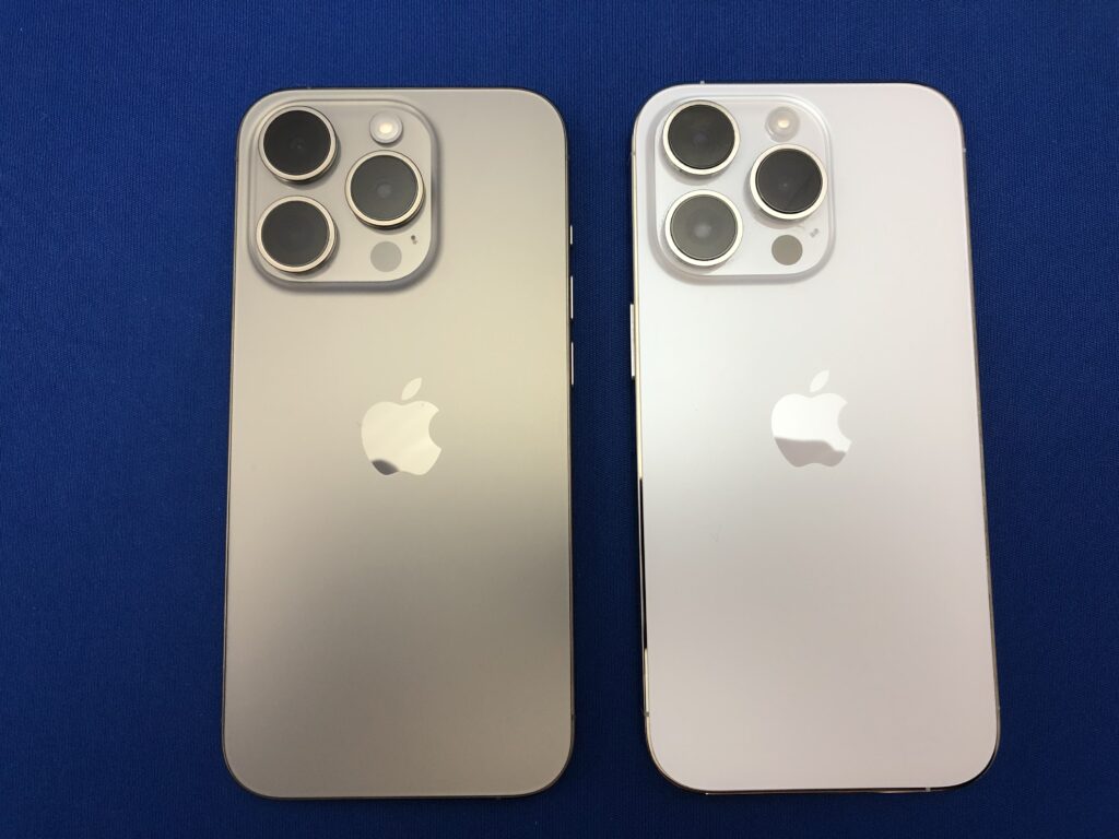 iPhone 15 Pro と iPhone 14 Pro を比較 | スカイセブンモバイル新栄町店