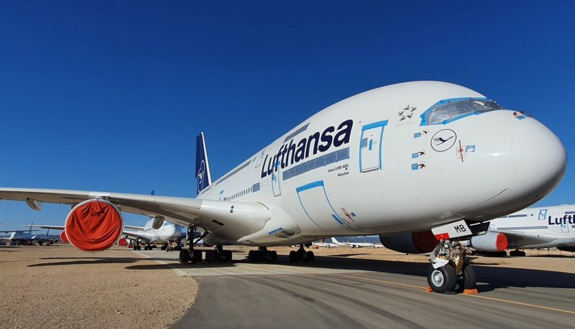 ルフトハンザドイツ航空、エアバスに返却予定のA380は耐空性を回復せず