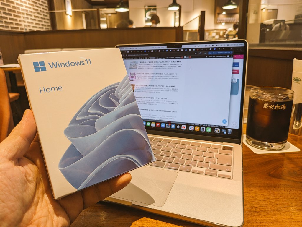 M3 MacBook Airに「Windows11」をインストールしたら神機になった件