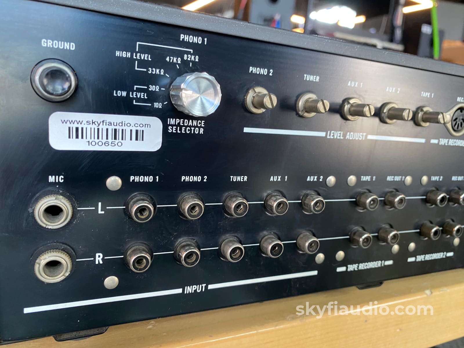 難あり)SONY TA-2000F ステレオプリアンプ 本体 難あり)SONY TA-2000F