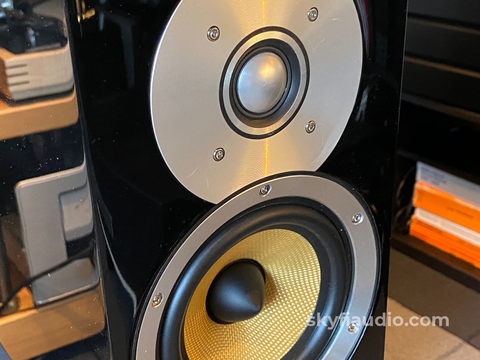Bowers & Wilkins CM1 Bookshelf Speakers with Matching Stands