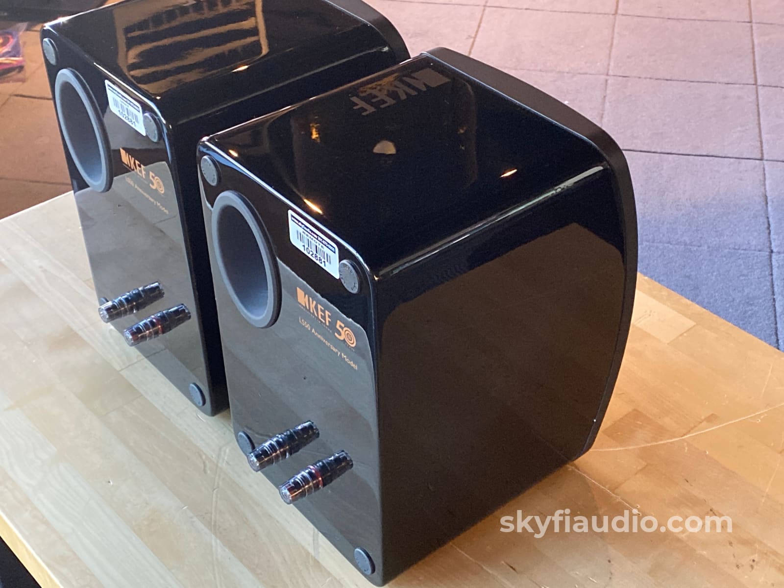 KEF LS50 Speakers - 50th Anniversary Model - Like New