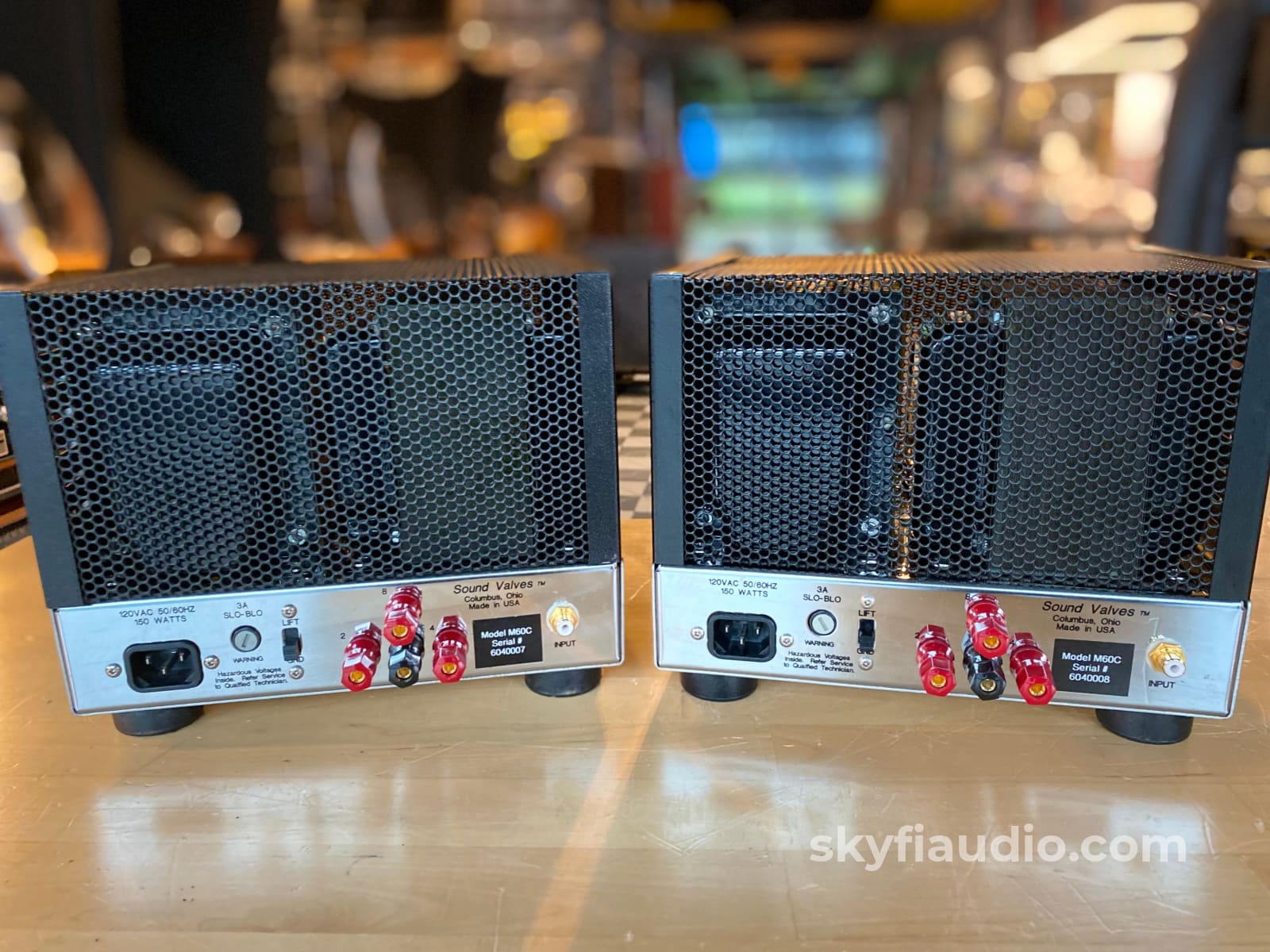 Sound Valves M60C Tube Monoblock Amplifier Pair