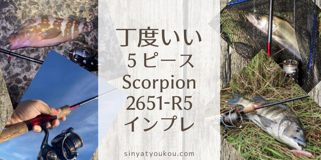 丁度いい5ピース Scorpion 2651-R5 インプレ | Sinya Tyoukou.com