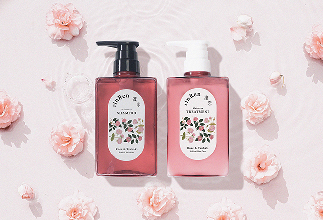 薬用]凜恋/rinRen シャンプー・トリートメント ローズ＆ツバキ