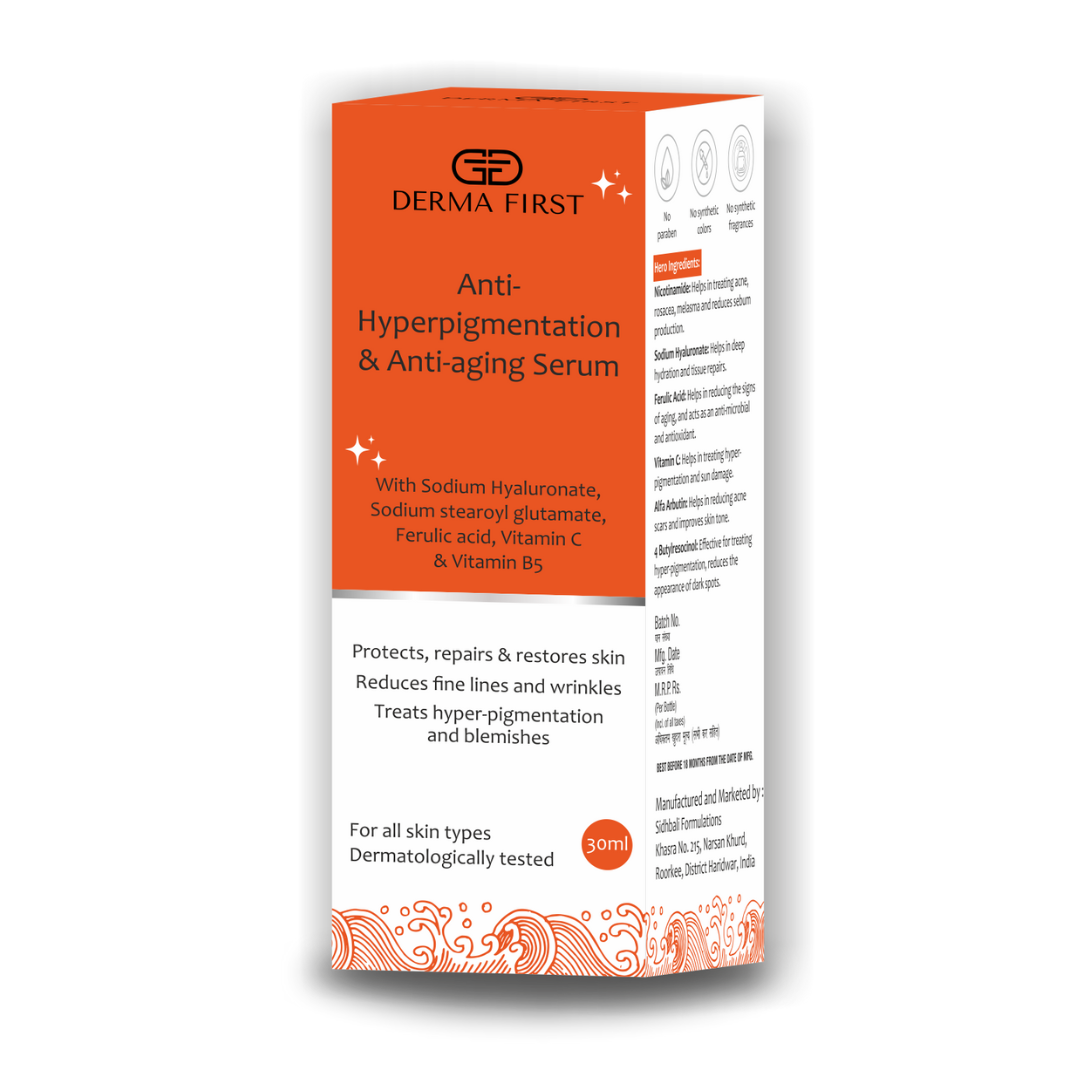 Derma First Anti-Hyperpigmentation and Anti-Aging Face Serum with