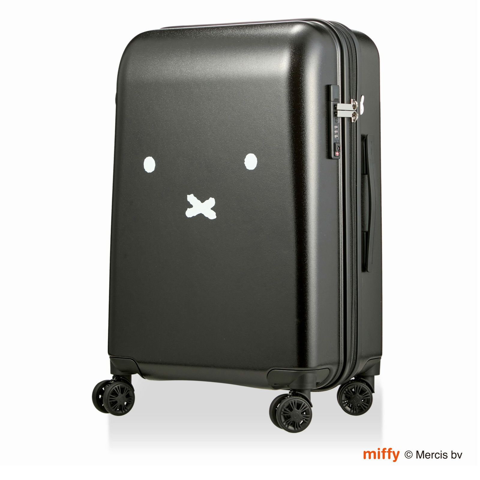 スーツケース ミッフィー Mサイズ 容量拡張式 ジッパータイプ HAP2249