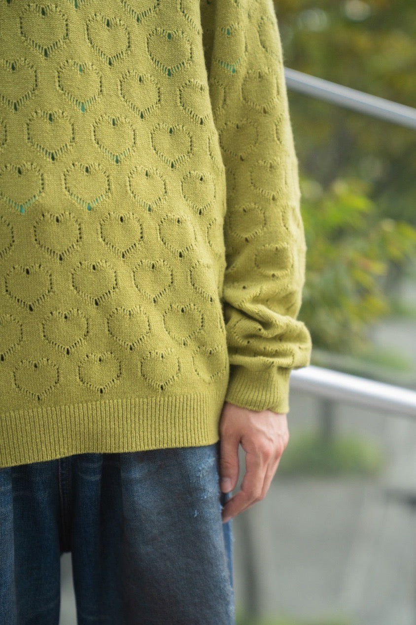 vowels(バウルズ) 25AW - EYELET POLO - | ニット 公式通販 大阪 梅田