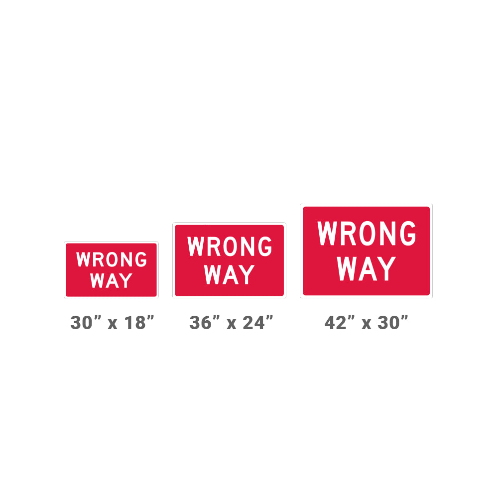 Traffic Signs - Wrong Way Sign
