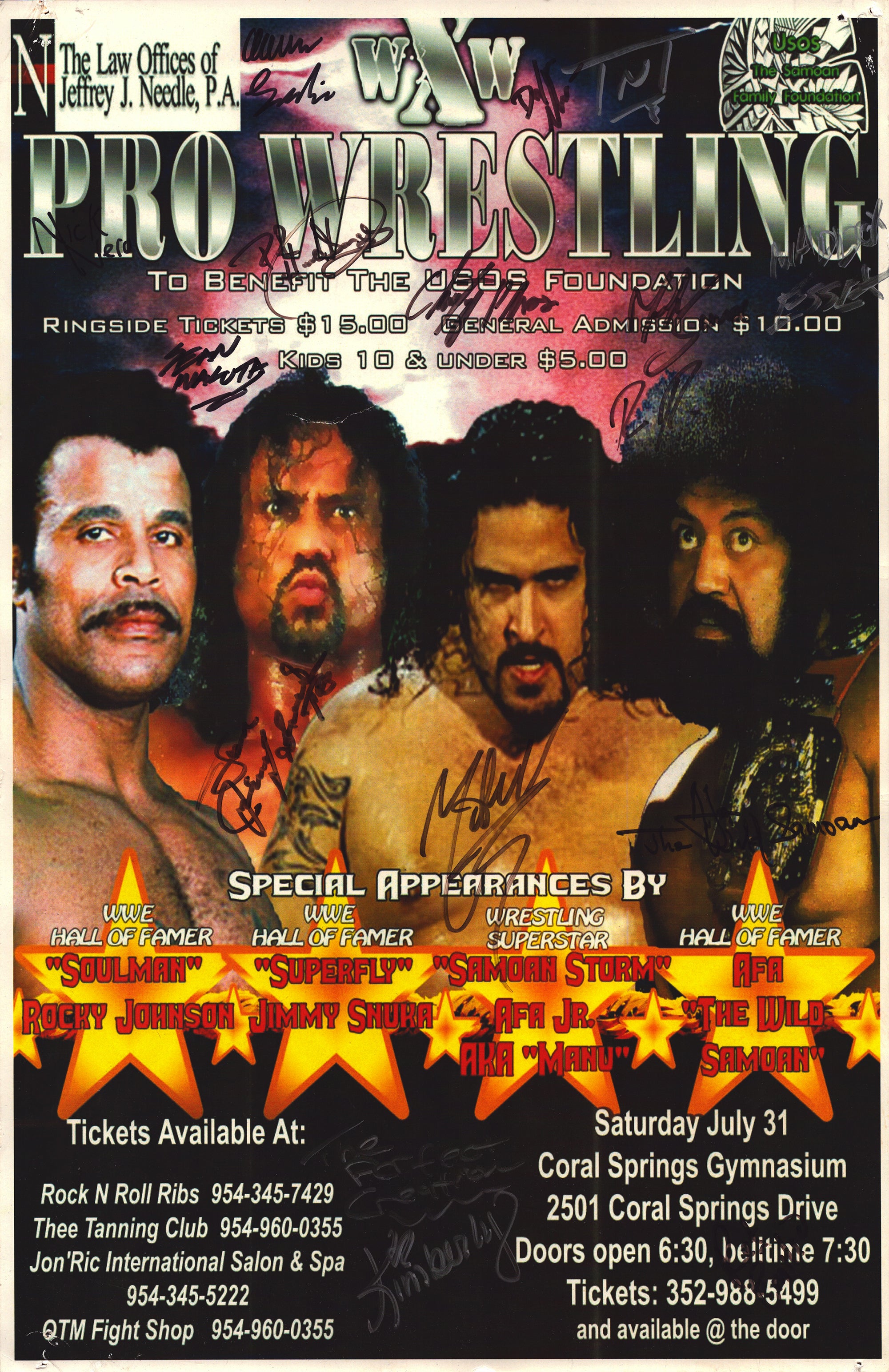 All Items A-Z – Signed By Superstars