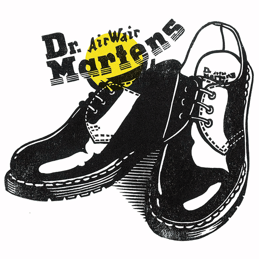 THE THINGS Dr.Martens 3 HOLE SHOES | Silver Magazine