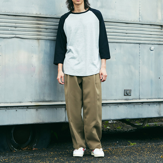 シルクスクリーン.jp / 5045 5.6oz 七分袖ラグランTシャツ