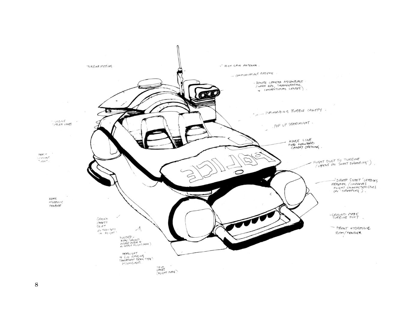 The Original Blade Runner Sketchbook - Featuring The Art Of Syd Mead