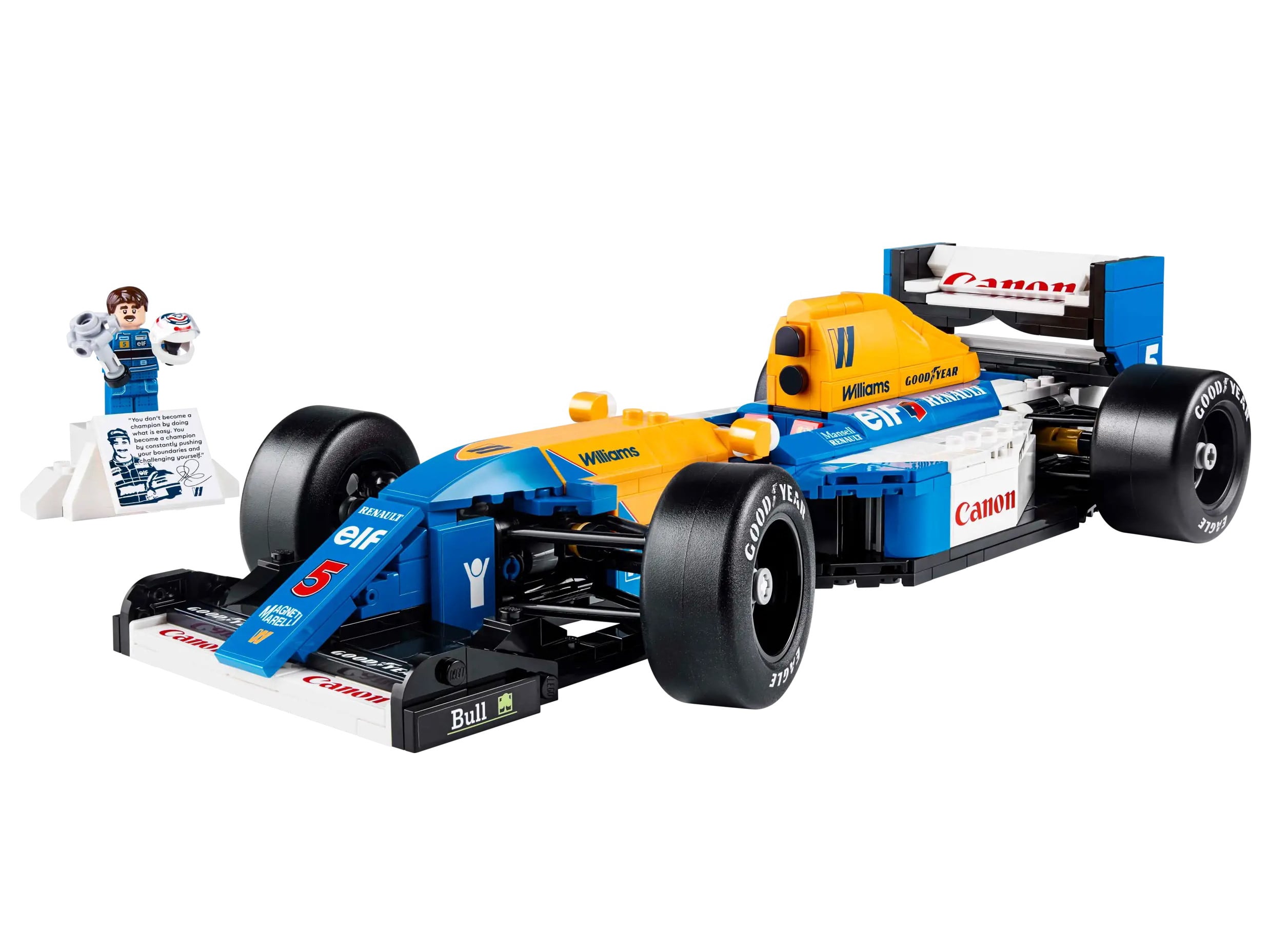 The Incredible New Lego Williams FW14B F 1 Car (And Nigel Mansell)