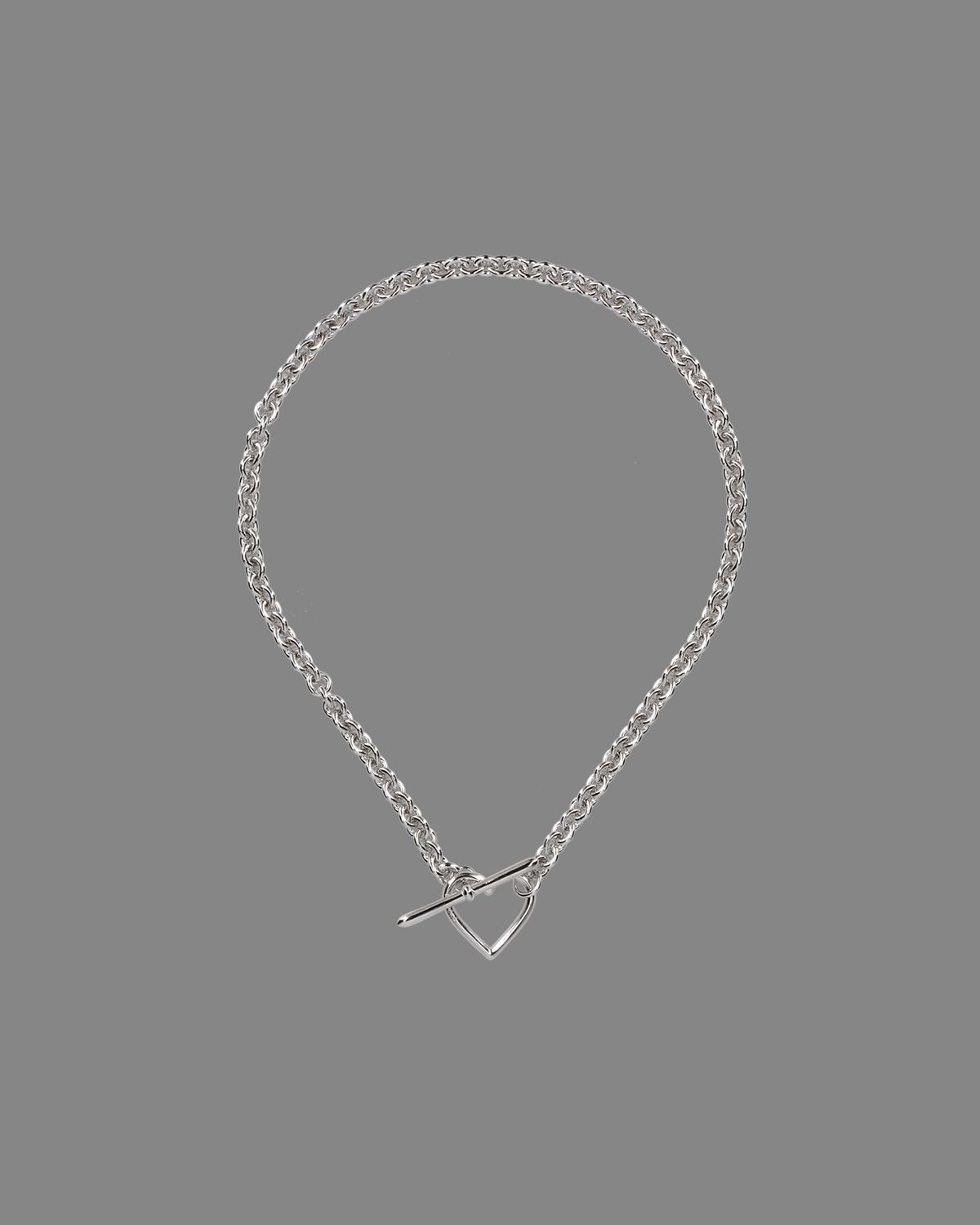 BASICKS - Heart Necklace (Small Link) / ハートネックレス スモール