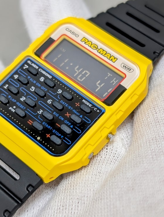 パックマン【CASIO CA-53WPC-1BJR】カシオウォッチ | 欲しいっなかいし