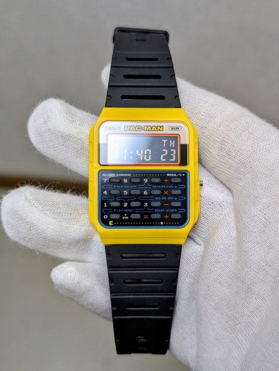 パックマン【CASIO CA-53WPC-1BJR】カシオウォッチ | 欲しいっなかいし