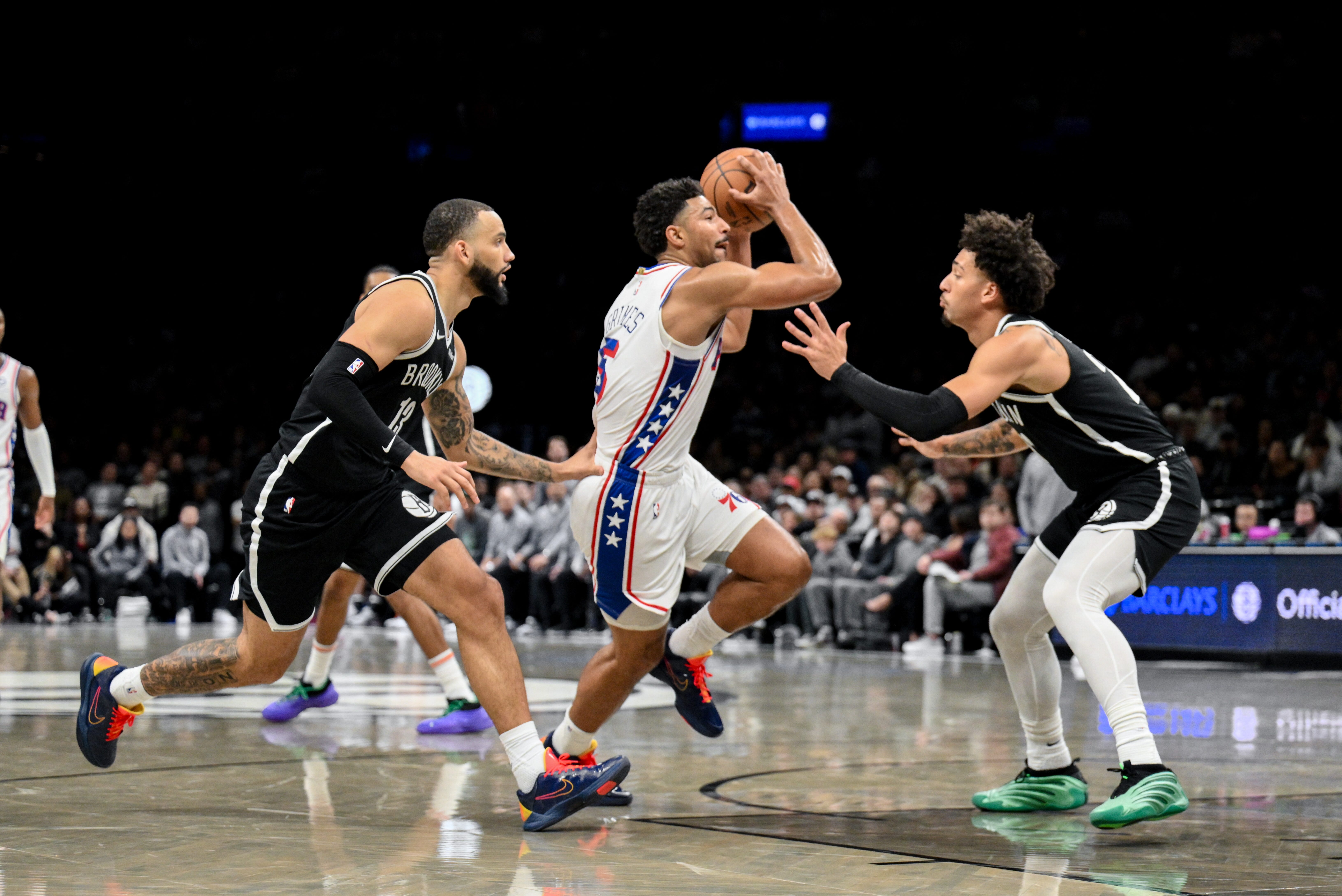 76ers enjoying having Quentin Grimes as extra ball-handler for offense