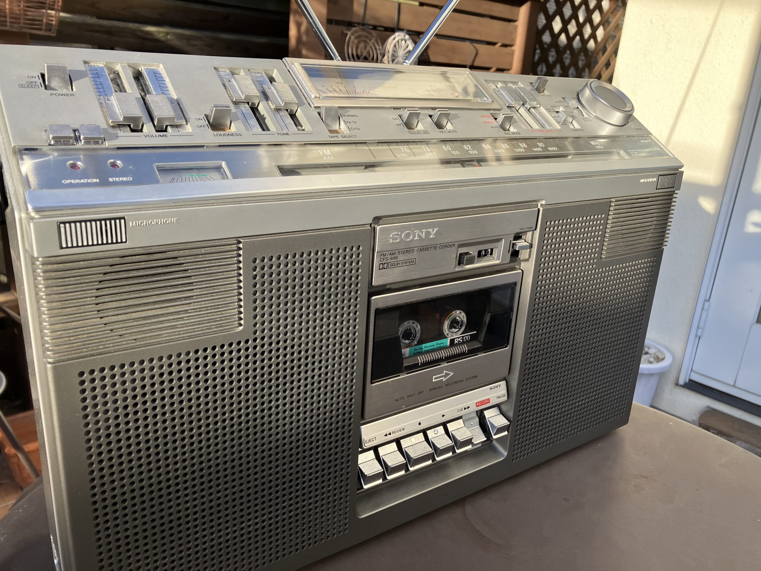 ソニー CFS-686 – ドルビーNR搭載の高音質ラジカセ | 【昭和レトロ