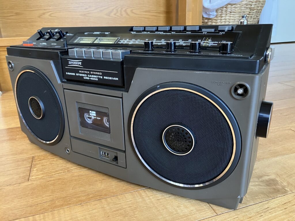 スーパースコープ CRS-4000 – マランツ製ラジカセと呼ぶべきか