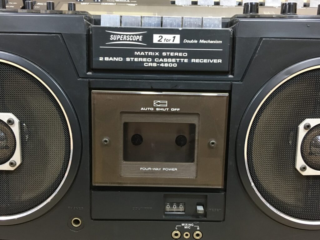 スーパースコープ CRS-4800 – ダブルカセットの先駆けか | 【昭和